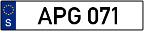 Truck License Plate